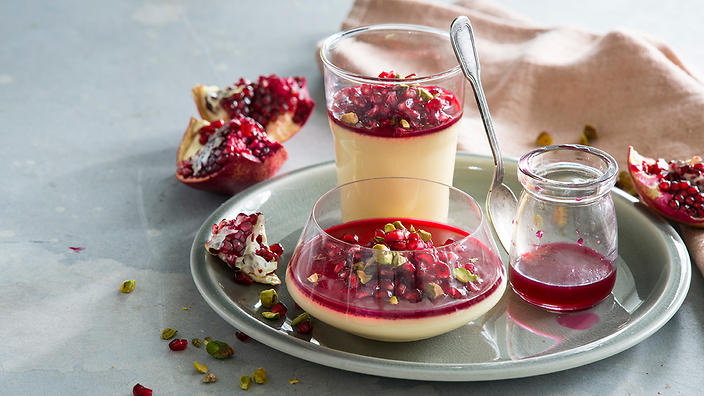 Pomegranate with Rosewater